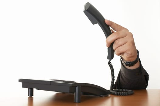 Accept the call