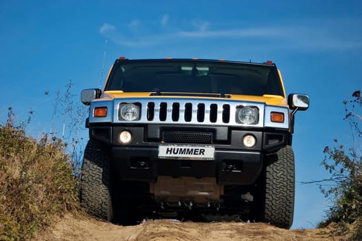 Hummer H2,6 liter V8,average consumption on the country road about 25 liters,in the city better not even know!