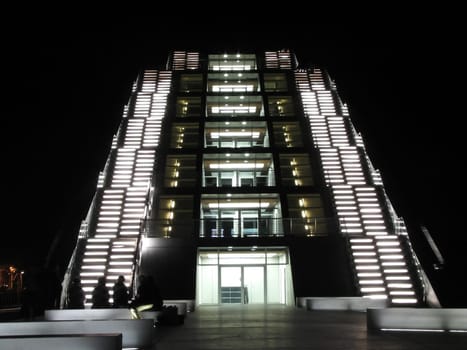 Dockland at night