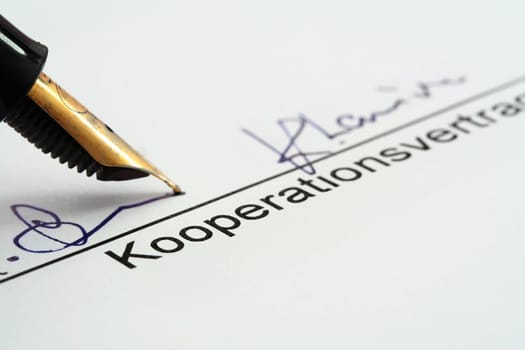 Cooperation agreement