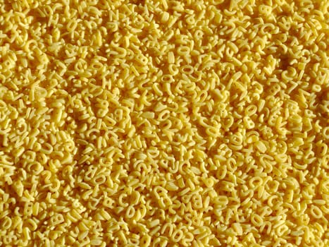 Letter noodles