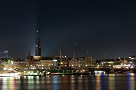 View of the Landungsbrücken