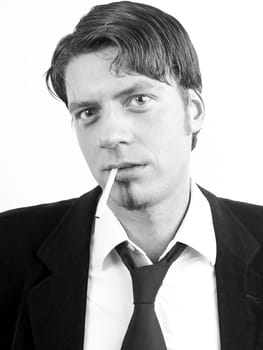 Man with cigarette