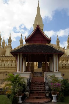That Luang,temple in Vientiane,Laos