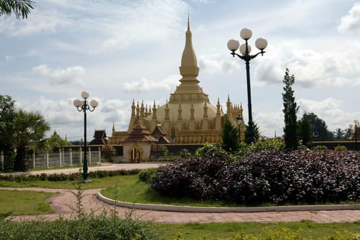 That Luang,temple in Vientiane,Laos