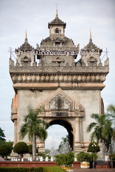 Arc de Triomphe in Vientiane,Laos