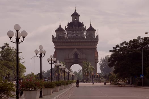 Arc de Triomphe in Vientiane,Laos
