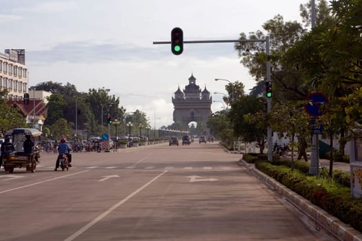 Arc de Triomphe in Vientiane,Laos