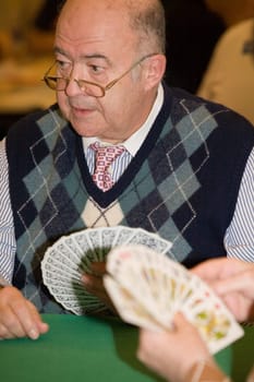 Play at cards