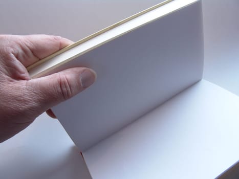White book pages