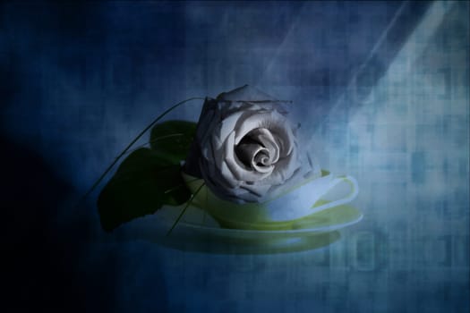 Since my grandparents thought that the other version would look like a funeral service and funeral,here is another variation in blue.