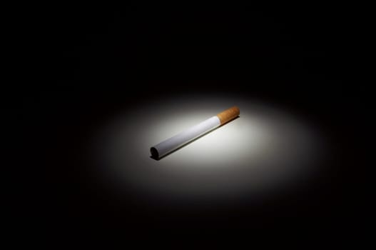 Cigarette in the spotlight