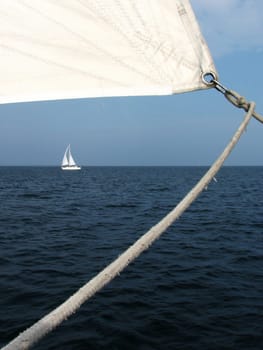 Out and about with friends on the Baltic Sea.