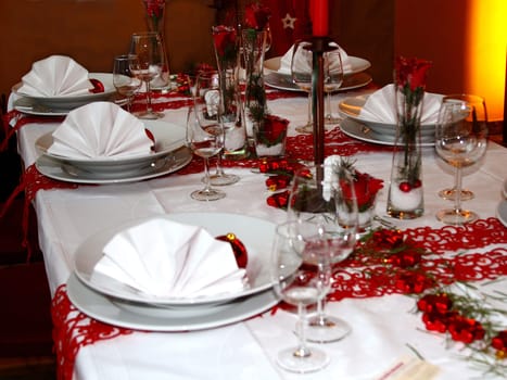 Christmas table