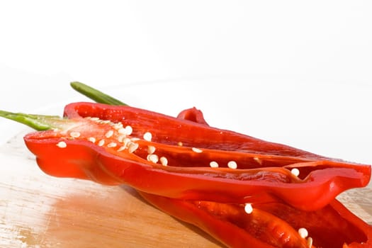 Peppers sliced