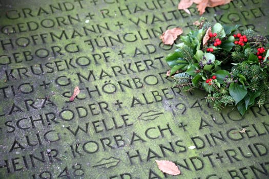 War Victims Memorial in Extertal-Bösingfeld (Lippe district,North Rhine-Westphalia)