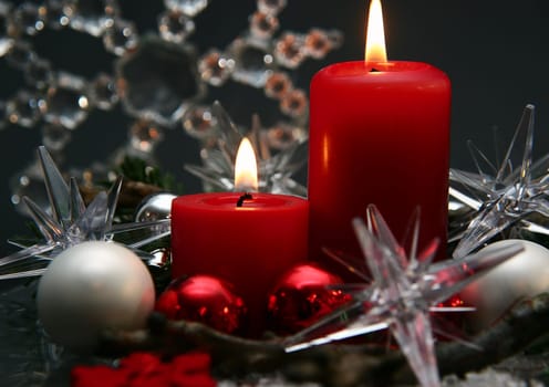 red candles