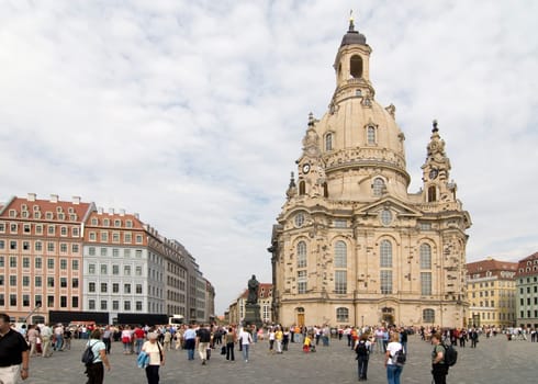 Dresden Frauenkirche (Church of Our Lady) in Dresden