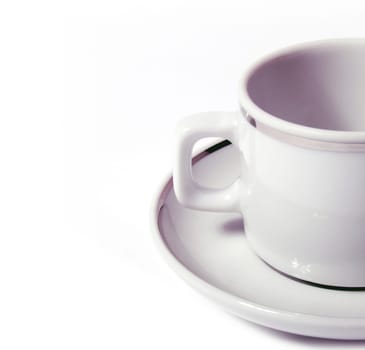 Mocha cup on a white background.