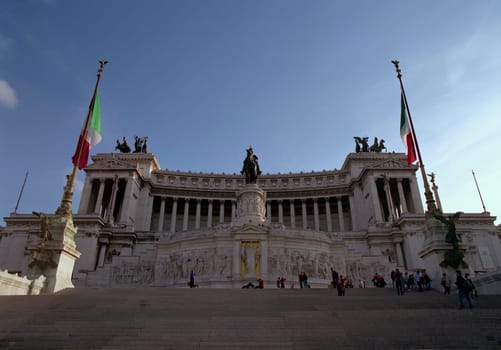... in Rome,erected at the beginning of the 20th century by Giuseppe Sacconi,in memory of the Italian king Victor Emmanuel II - 6x7