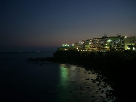 The coast of Catania