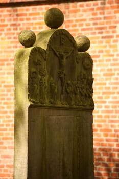In an ancient cemetery
