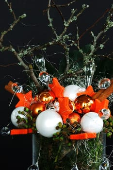 Advent arrangement orange