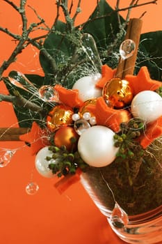 Advent arrangement orange
