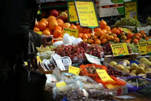At a weekly market