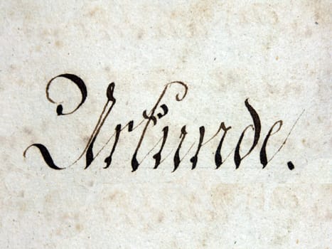 Certificate (calligraphy from 1818)