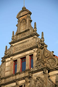 The building of the former Reichsbank branch in Hamelin (Lower Saxony)