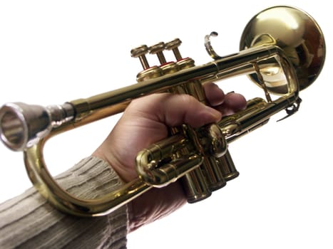 PLAYING TRUMPET