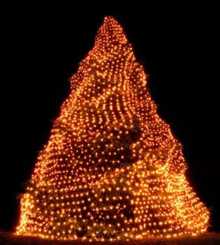This Christmas tree is located in our town of Vellmar.
