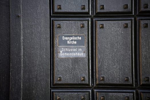 Church door