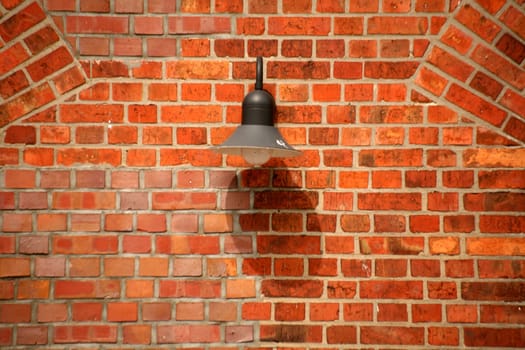 Lantern on a house wall