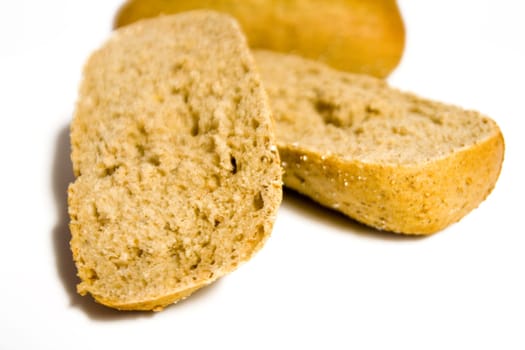 Rye baguette rolls