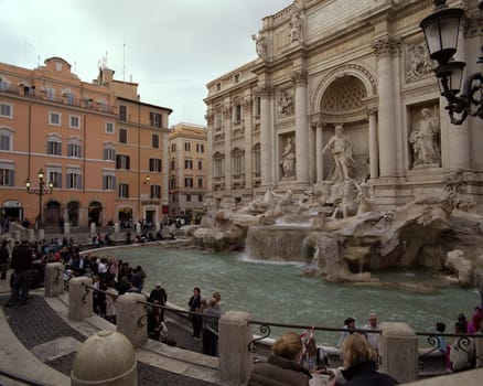 ... at the Trevi Fountain in Rome - 6x7