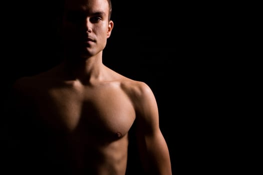 Exposed-chested man