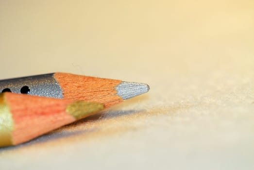 Gold and silver pencil