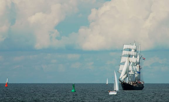 It's been a while,but it was beautiful,our Hansesail in Rostock........! Could have been a bit sharper,but I can't change that....!:-)