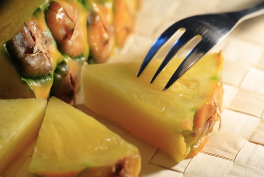 Pineapple for dessert