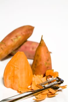 red sweet potatoes