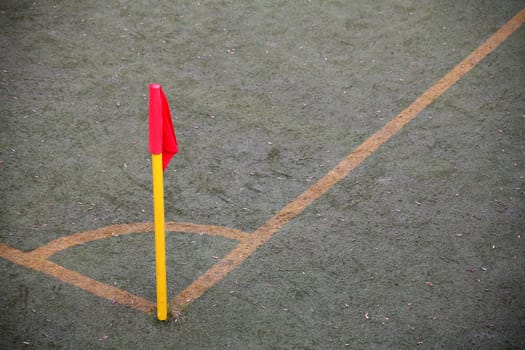 On a soccer field