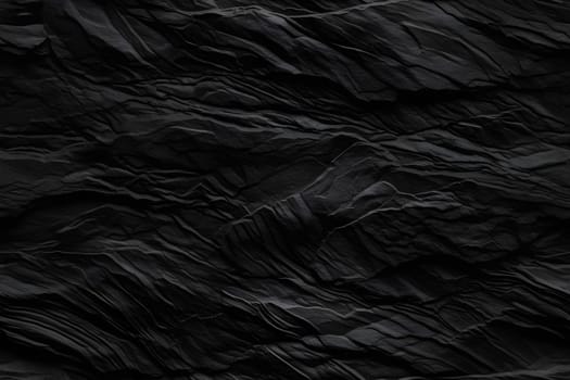 Seamless texture of dark grey black slate tile wall. Neural network generated in May 2023. Not based on any actual person, scene or pattern.