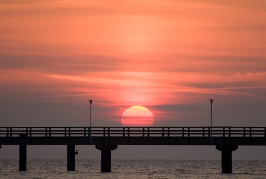 Sun ball of the Baltic Sea