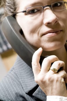 Woman with phone