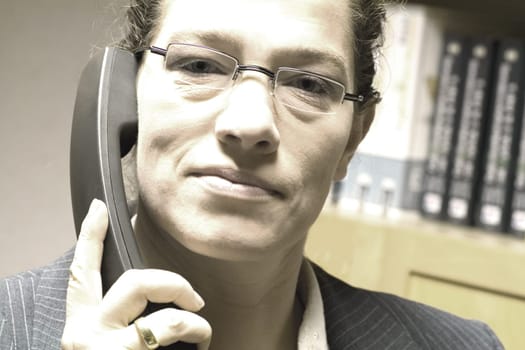 Woman with phone