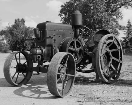 Antique tractor