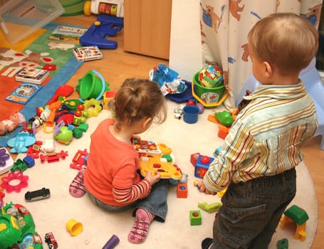 children playing