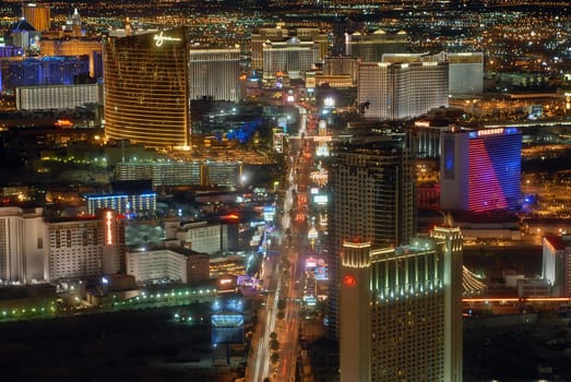 Night view of Las Vegas